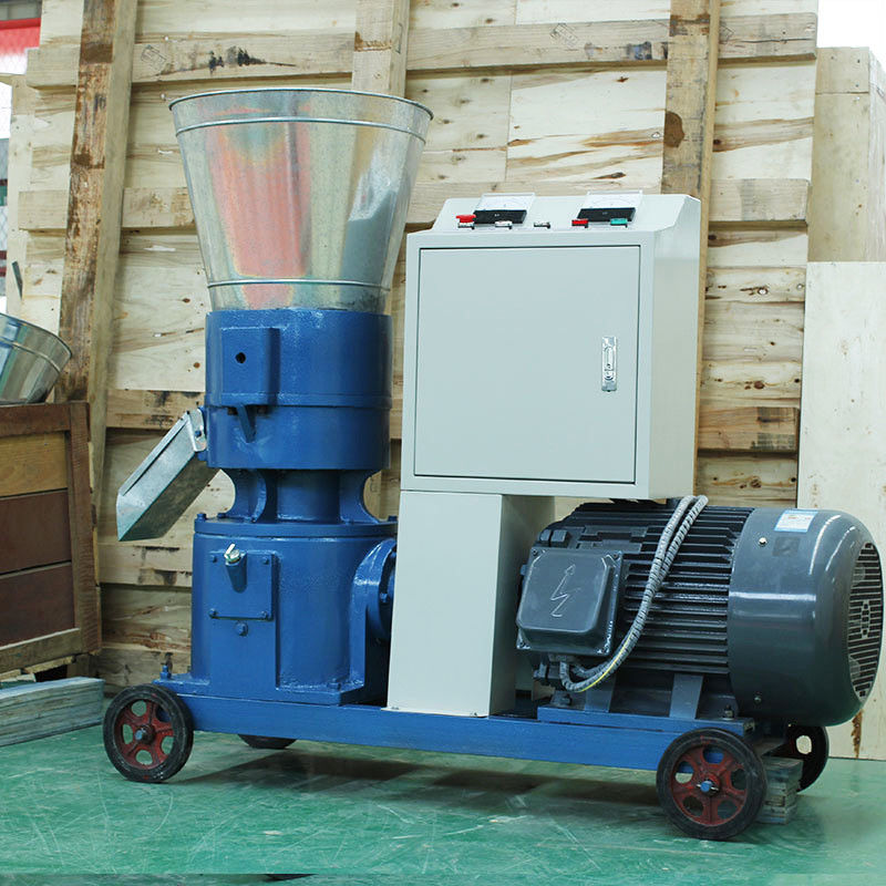 Bydło Owca Pelletizer ze słomy kukurydzianej 1000 kg / h Młyn do pelletu paszowego dla zwierząt