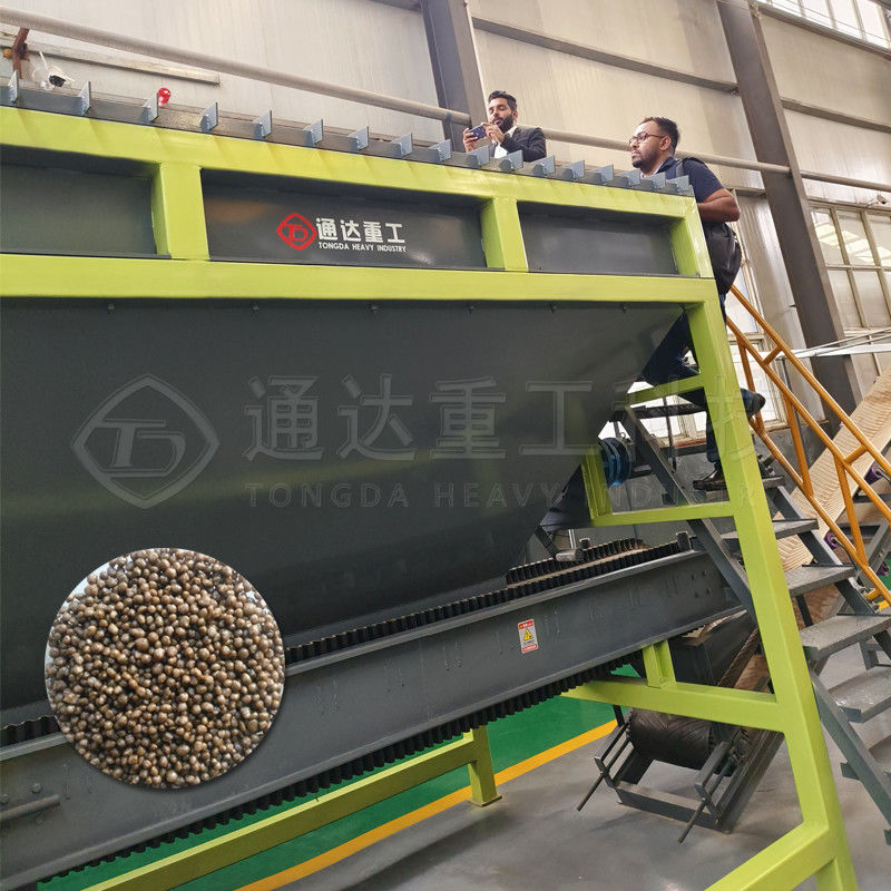 5- 8 ton / h Linia produkcyjna nawozów Nawóz organiczny surowce wózek widłowy
