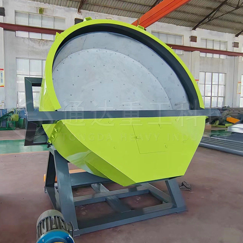 Szeroko stosowane 1,2-1,5t / h nawozowy granulator dyskowy Maszyna do wytwarzania granułów nawozowych