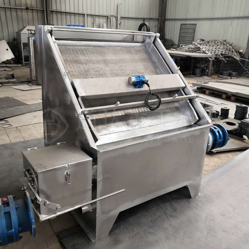 Separator wilgotny i suchy Gnojd świniowy Siata skłonna separator ciekłych stałych