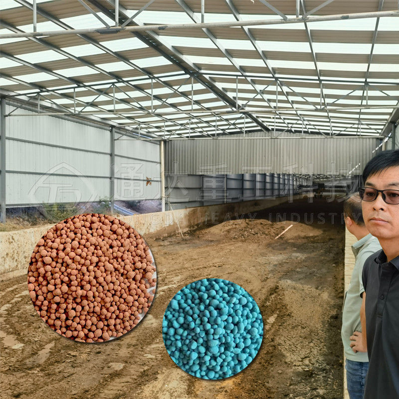 5-10t/h Odpady gnoju z kurczaka Grąbki nawozów organicznych